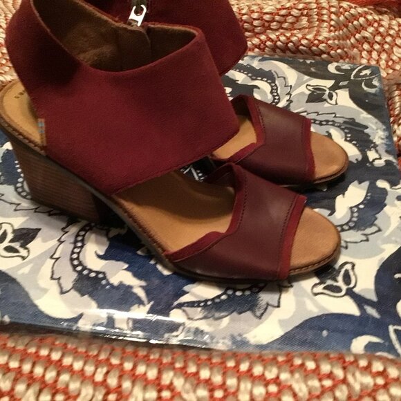 Toms Majorca Block Heel Sandal Size  8.5 - Picture 8 of 8